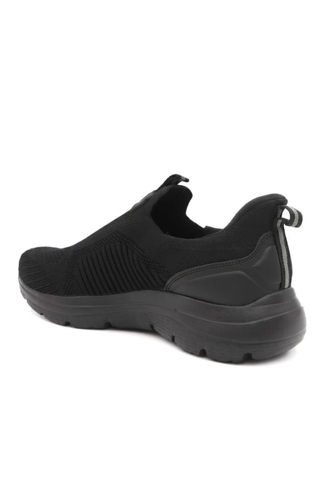 Pavers Pavers Men's Extra Wide Easy Step In Trainers in Black - 3