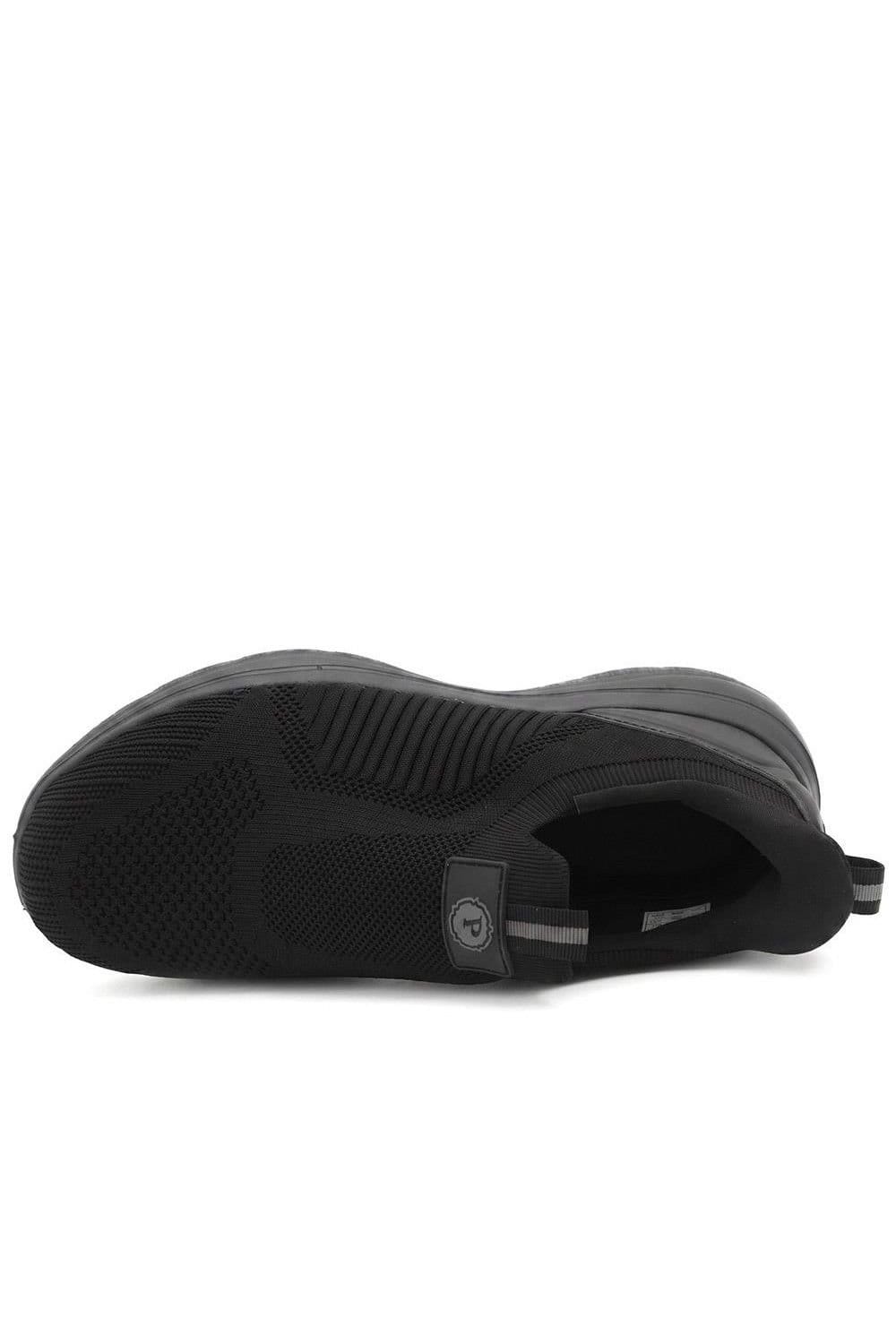 Pavers Pavers Men's Extra Wide Easy Step In Trainers in Black - 4