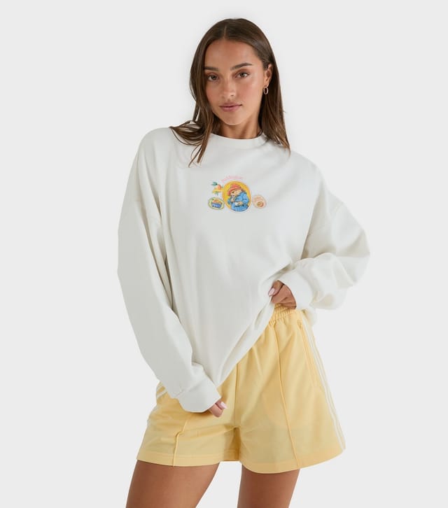 Skinnydip Women's White Paddington Marmalade Oversized Sweatshirt Skinnydip New Look - 2