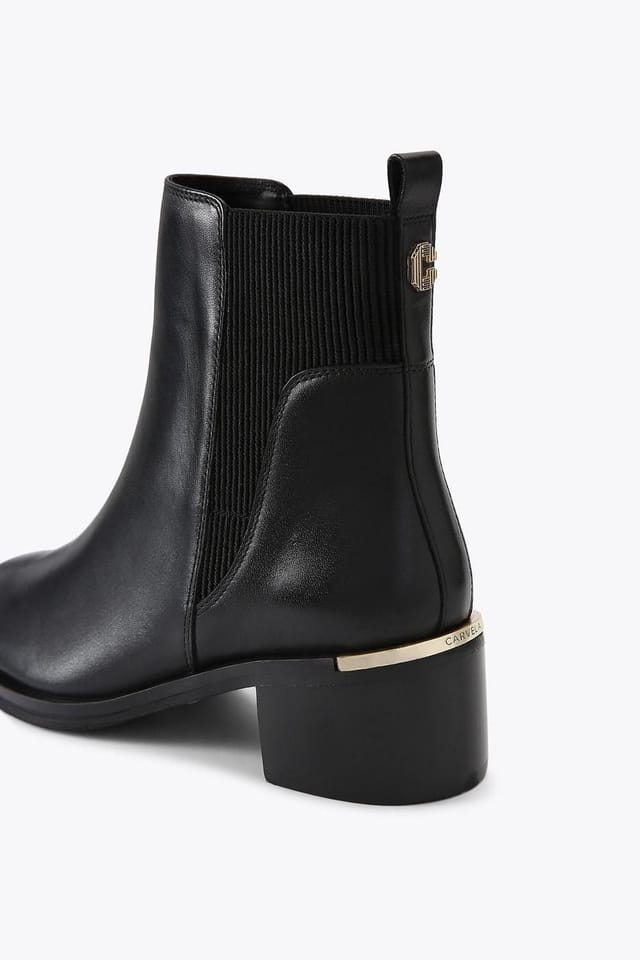 Carvela Carvela Women's 'Liberta Ankle' Leather Boots in Black - 3