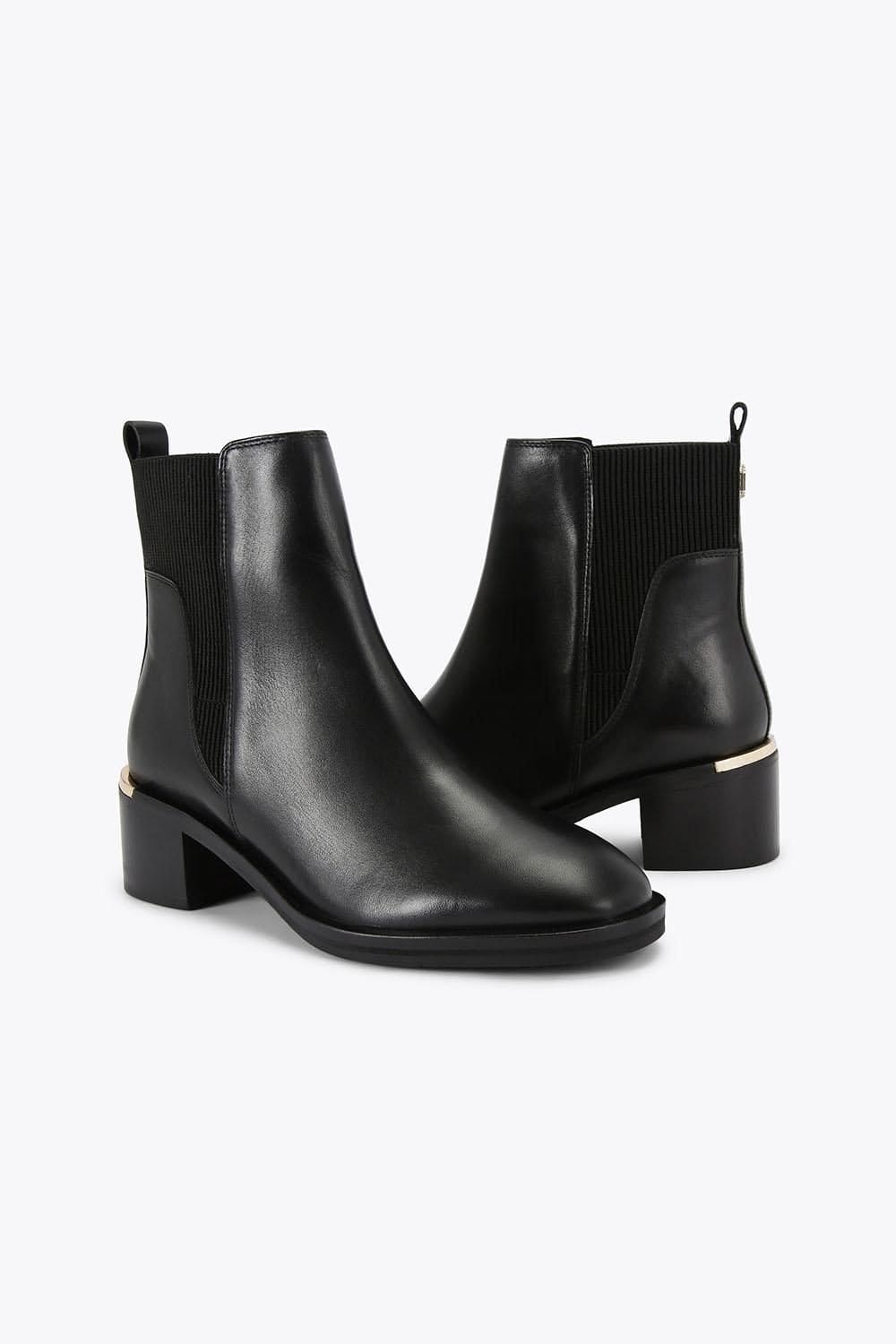Carvela Carvela Women's 'Liberta Ankle' Leather Boots in Black - 4