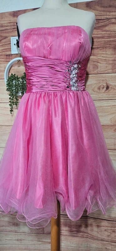 Gino Cerruti Gino Cerruti pink princess puffy prom dress size 10