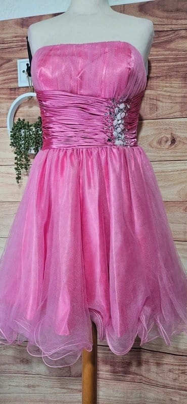 Gino Cerruti Gino Cerruti pink princess puffy prom dress size 10 - 1