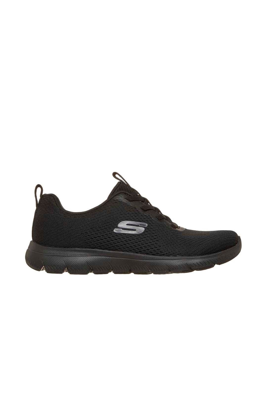 Skechers Skechers Women's Summits Mesh Bungee Slip-On Trainers - Black