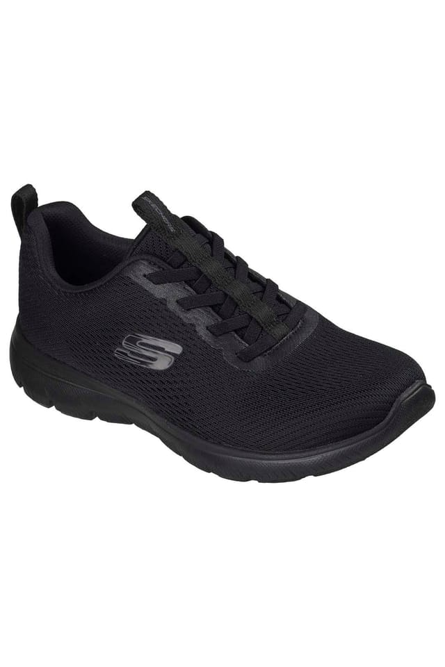 Skechers Skechers Women's Summits Mesh Bungee Slip-On Trainers - Black - 3