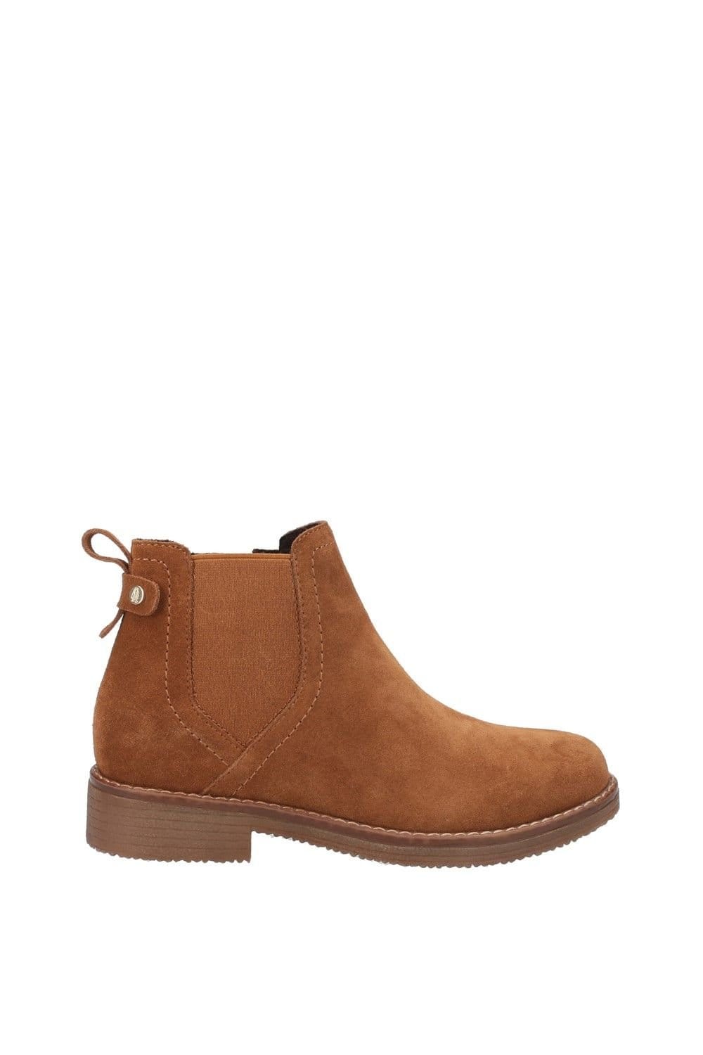 Hush Puppies Hush Puppies Women's 'Maddy Wide' Ankle Boots in Tan - 4
