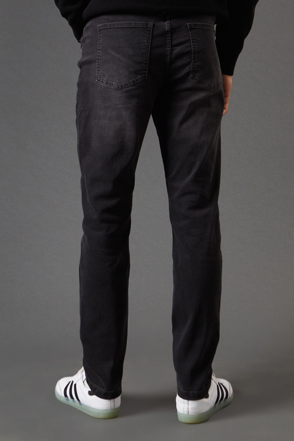 Burton Burton Men's Black Wash Skinny Fit Jean - 3