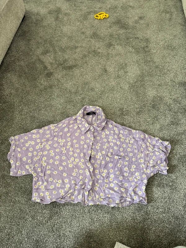 Bershka Cropped shirt