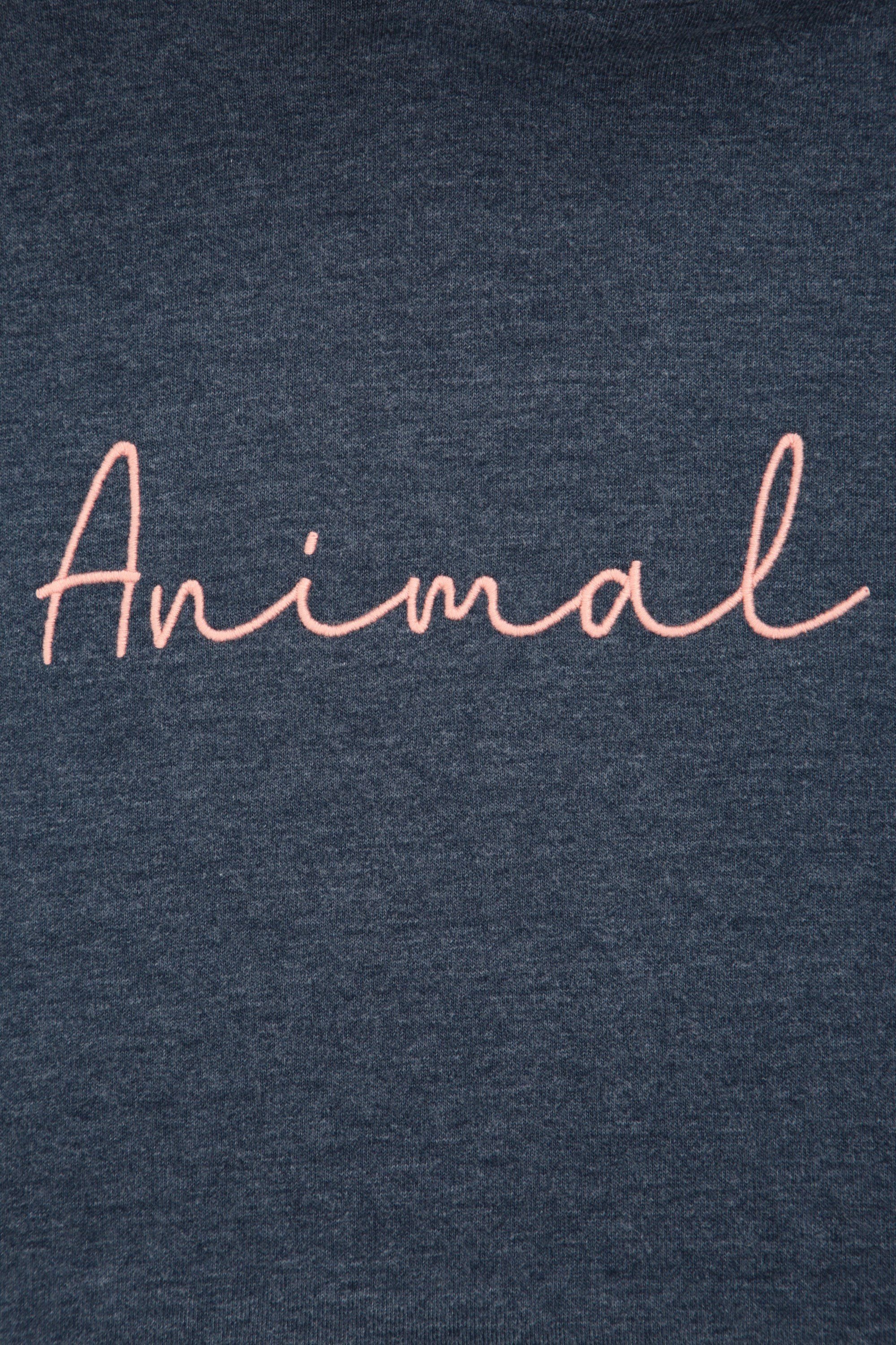 Animal Animal Women's Maya Hoodie Sweatshirt Gym Training Cotton Pullover in Cobalt - 4