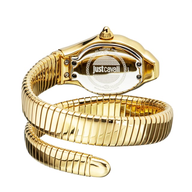 Just Cavalli Just Cavalli Women's JC1L001M0025 Signature 22mm Quartz Watch in Gold - 2