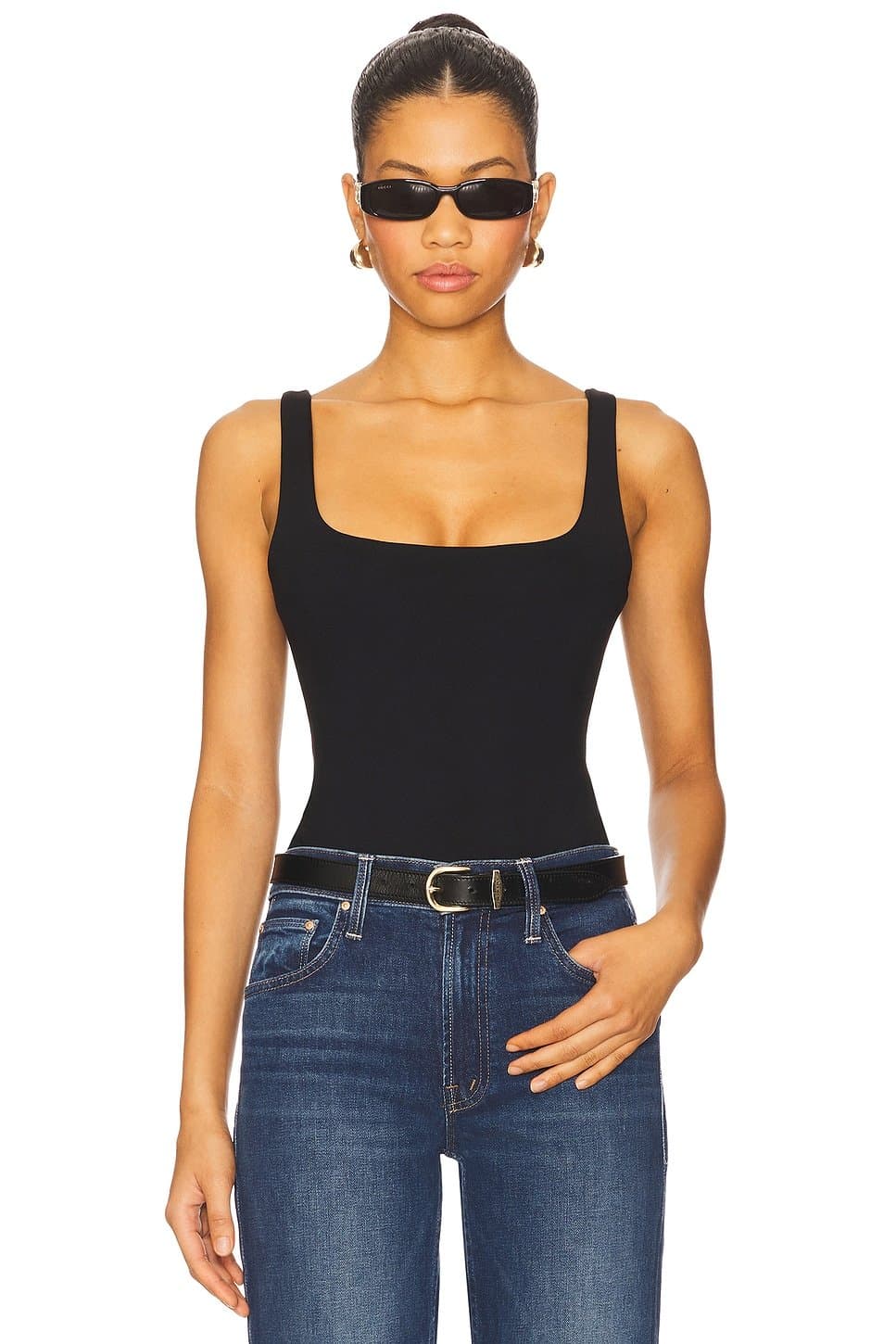 revolve Essential Low Back Tank Thong Back Bodysuit