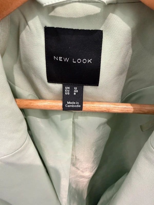 New Look Mint Blazer - Size 12