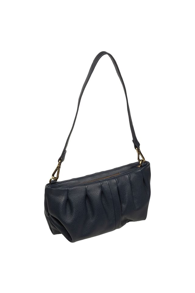 Pure Luxuries London Pure Luxuries London Women's 'Marcelline' Leather Evening & Clutch Bag in Navy - 2
