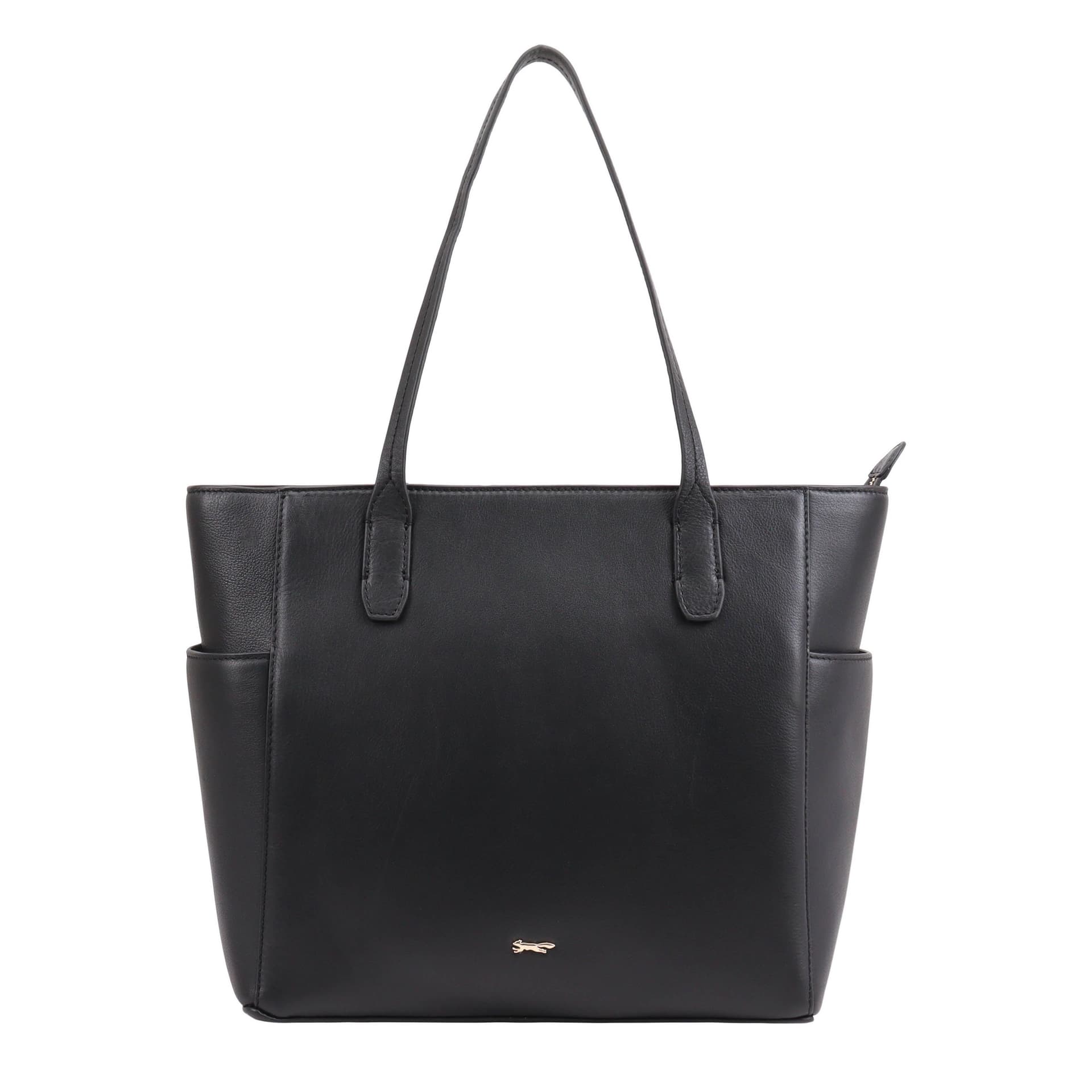 Paul Costelloe Paul Costelloe Jet Black Leather Shoulder Bag