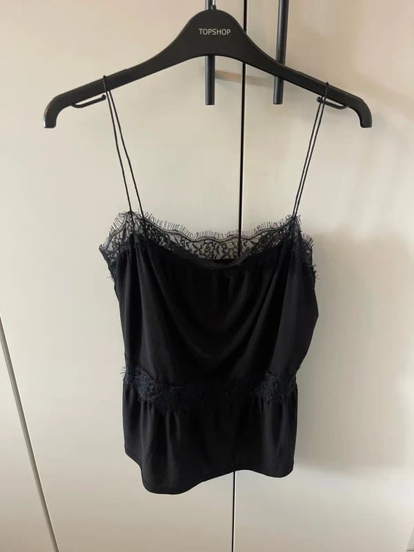 New Look New Look Black lacy cami