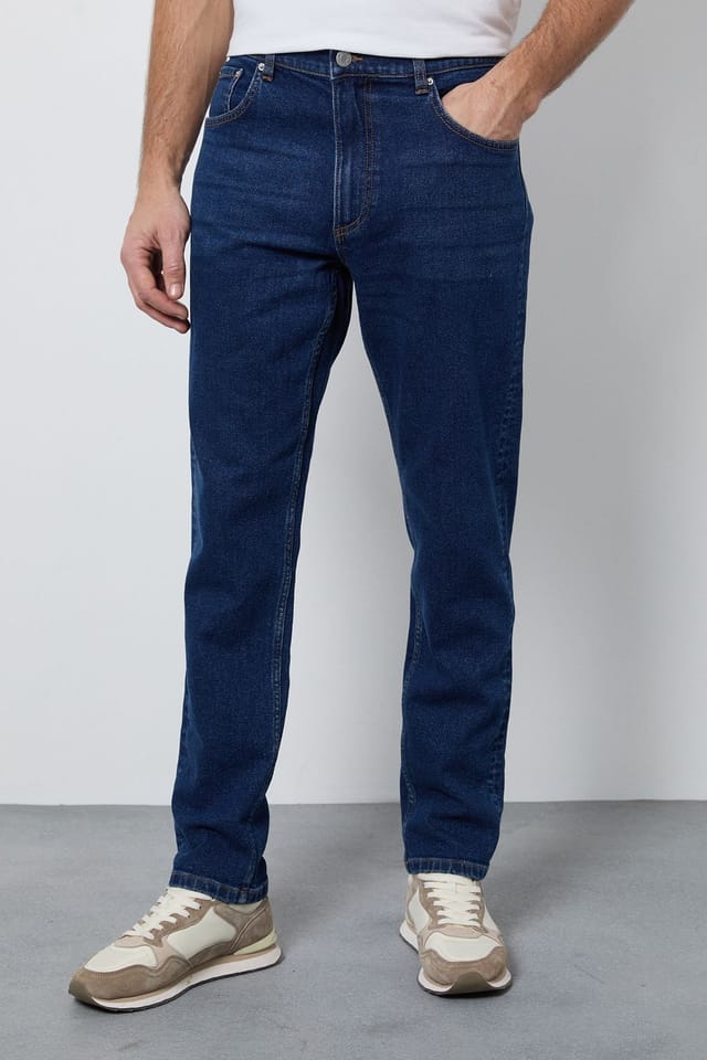 Burton Burton Men's Indigo Stretch Slim Fit Jeans - 2