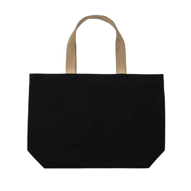 XD Design XD Design Men's Impact Aware Large Canvas Undyed Tote Bag in Black - 2