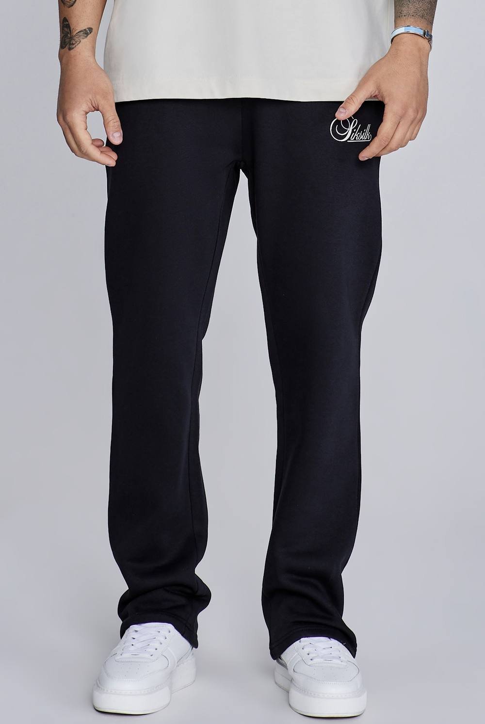 SikSilk SikSilk Men's Essentials Track Pants in Black - 3