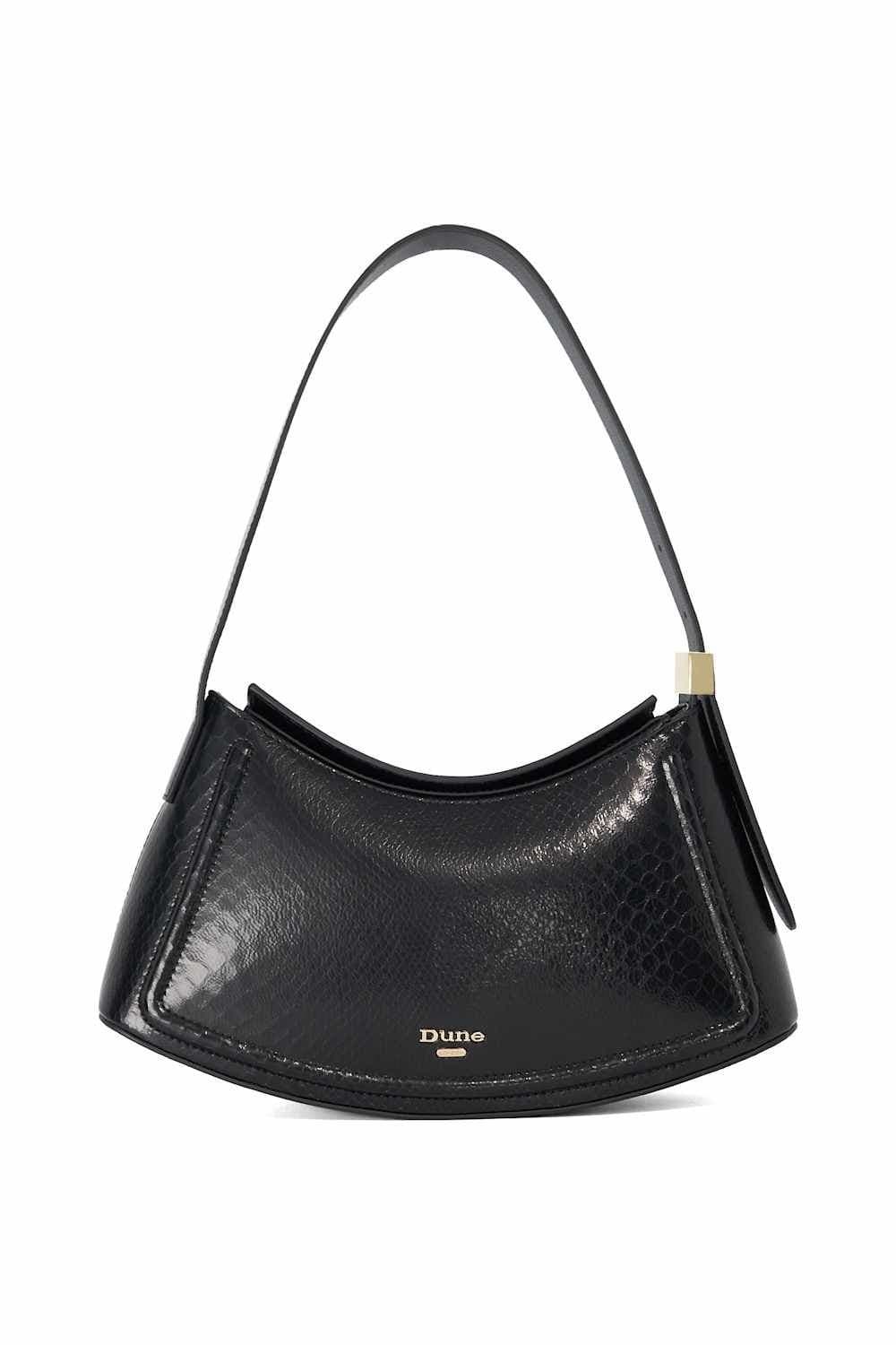 Dune London Dune London Women's 'Dependent' Leather Shoulder Bag in Black