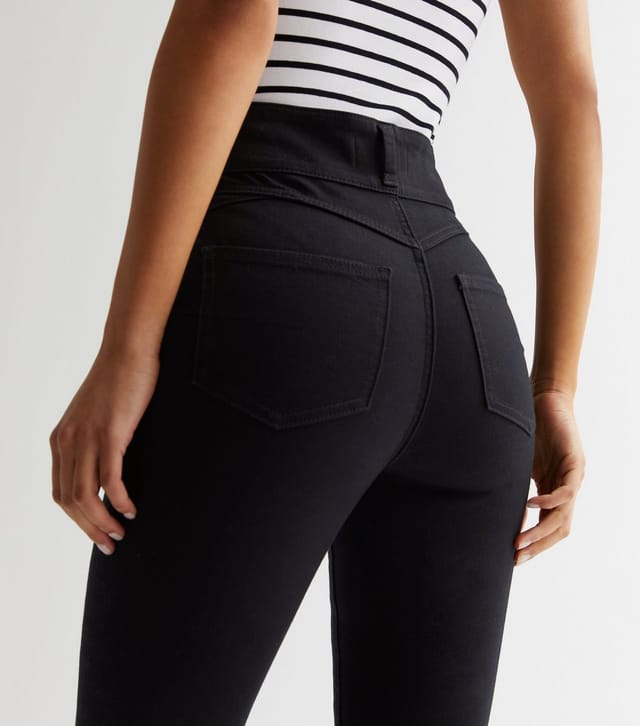 New Look Women's Tall Black Lift & Shape High Waist Yazmin Skinny Jeans New Look - 3