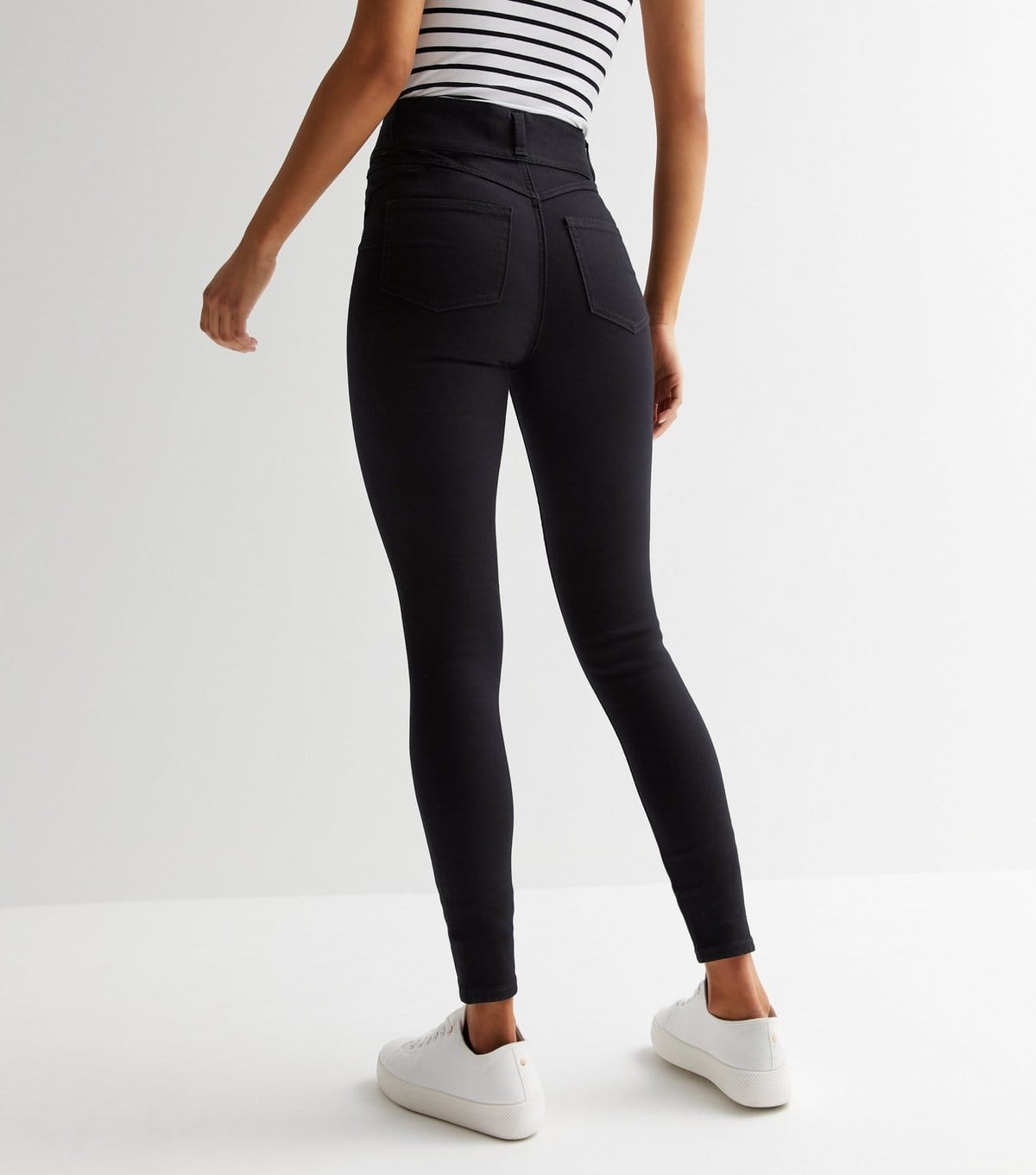New Look Women's Tall Black Lift & Shape High Waist Yazmin Skinny Jeans New Look - 4