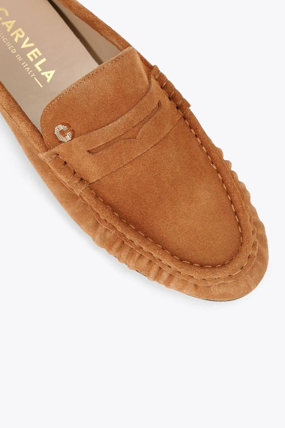 Carvela Carvela Women's 'Marigold Mule' Suede Flats in Camel - 4