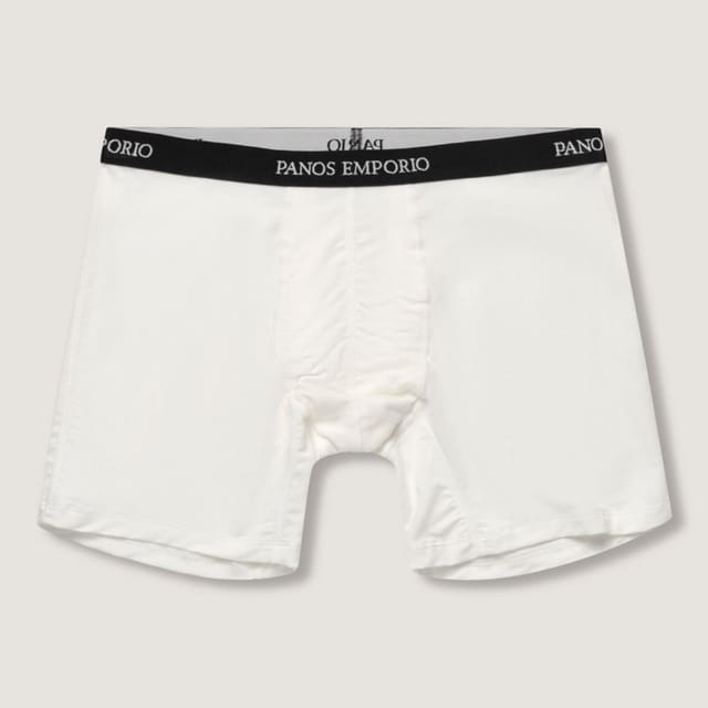 Panos Emporio Panos Emporio Men's Two pack of lyocell boxer in white & elastic waist - 2