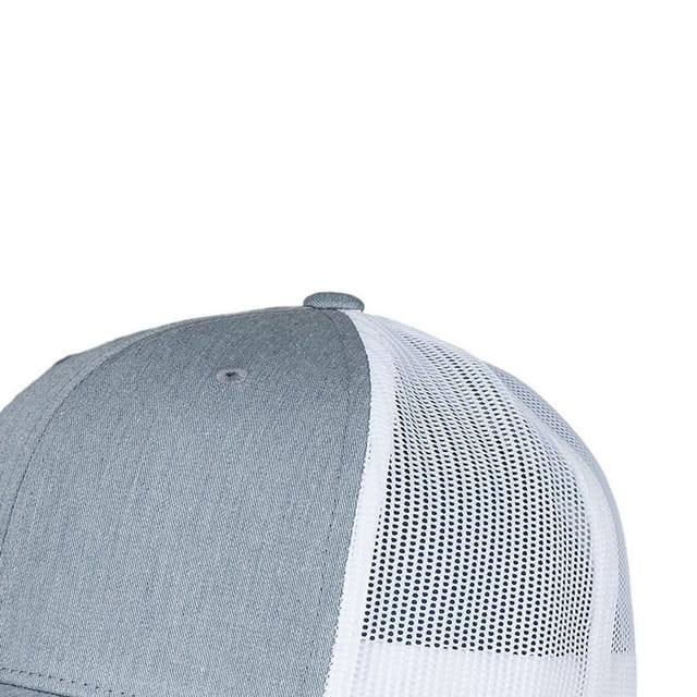 Classic Classic Men's Retro Two Tone Trucker Cap in Light Grey - 2