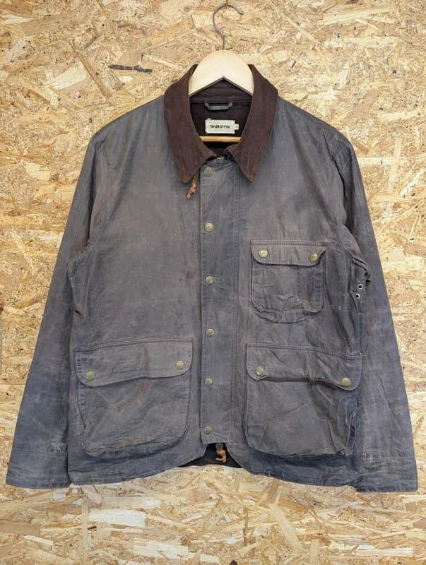 Taylor Stitch Taylor Stitch Waxed Chore Jacket Medium 40 Men Lined Brown Trucker USA Detroit