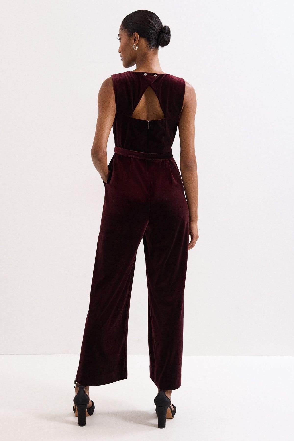 Phase Eight Phase Eight Women's Martha Velvet Jump in Wine - 4