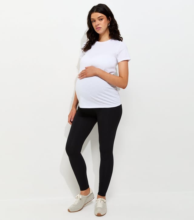 New Look Women's Maternity Pack Of 2 Black Leggings New Look - 3