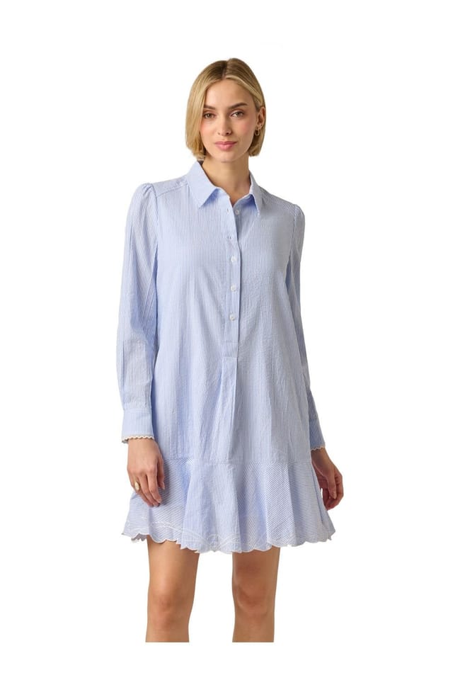 Adrianna Papell Adrianna Papell Women's Stripe Shirt Shift Dress - 2