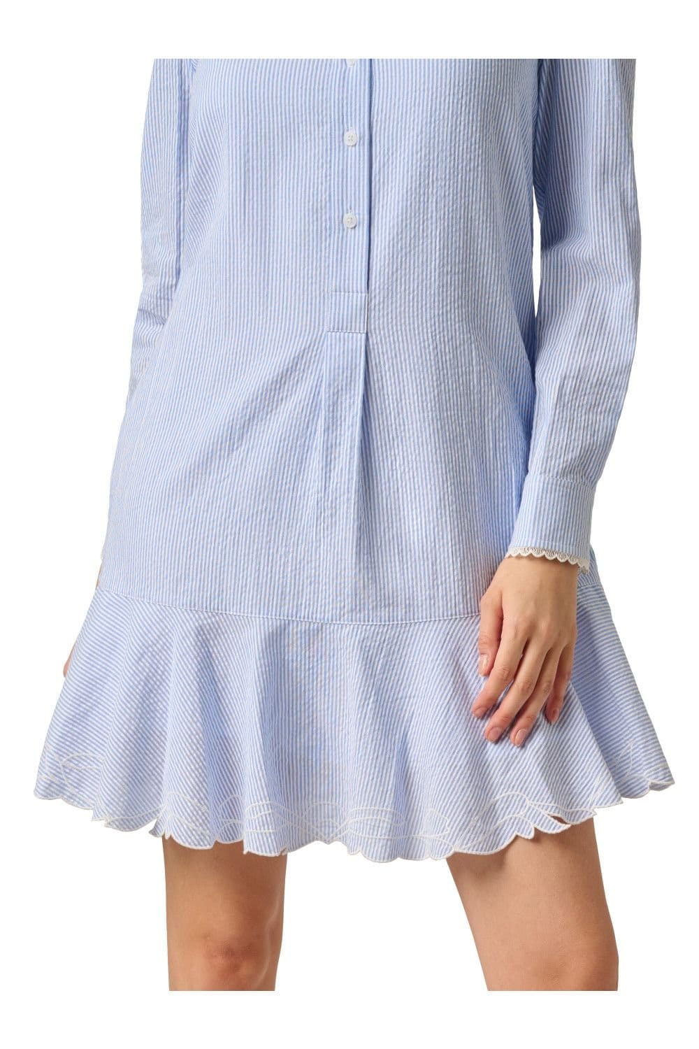 Adrianna Papell Adrianna Papell Women's Stripe Shirt Shift Dress - 4