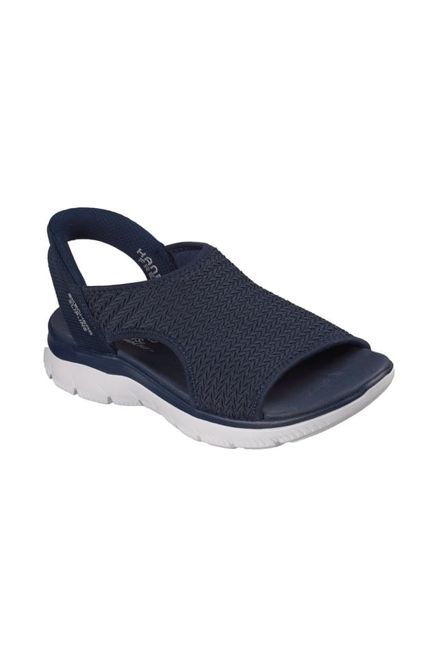 Skechers Skechers Women's Summits Sandal Slip Ins H-Band Textured Knit w/Yoga foam in Navy - 2