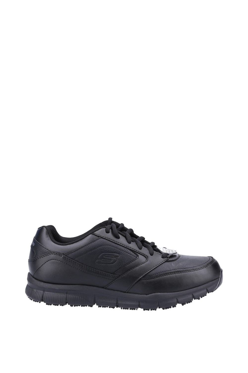 Skechers Skechers Men's Nampa Occupational Shoes in Black - 4