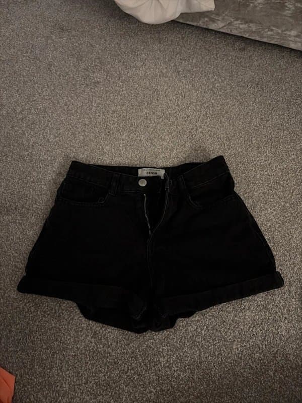 New Look Age 10 new look black denim shorts