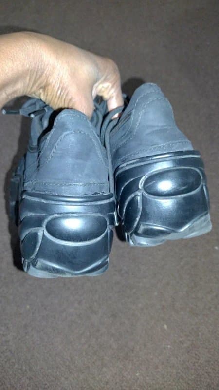 Bershka Black Bershka Monochrome Platform Sneakers