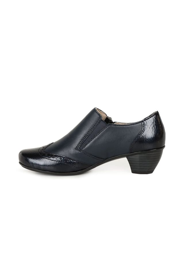 Rieker Rieker Women's 'Treat' High Cut Court Shoes in Navy - 2