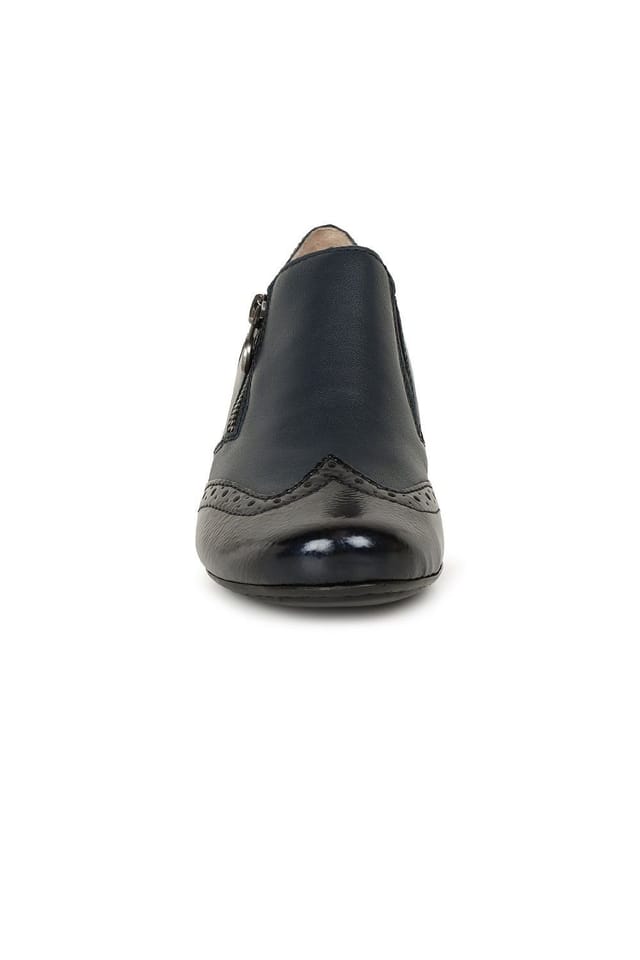 Rieker Rieker Women's 'Treat' High Cut Court Shoes in Navy - 3
