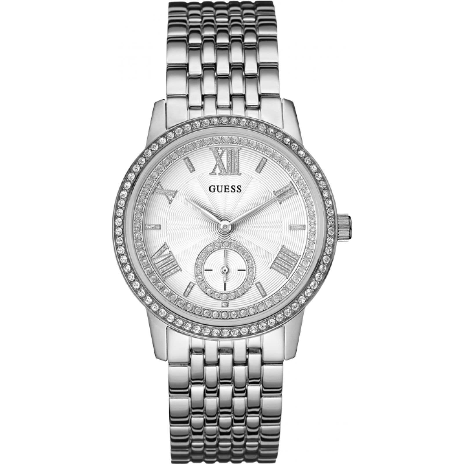 Guess Guess Women's W0573L1 39mm Quartz Watch in Silver