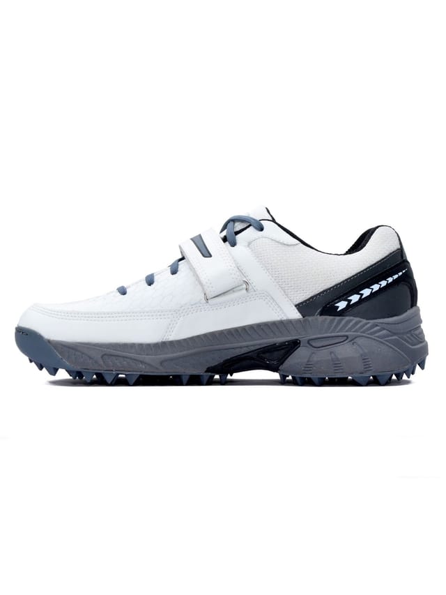 QUIVE QUIVE Men's Reach Performance Cricket Studs Boots in Grey - 3