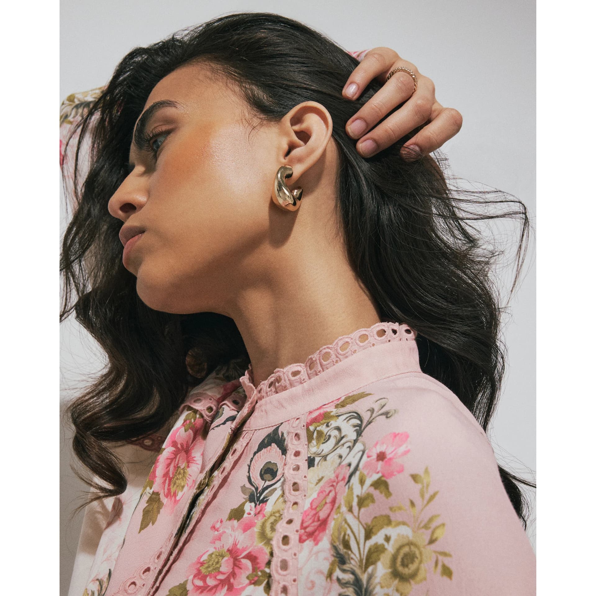 River Island River Island Womens Gold And Silver 2 Pack Chunky Hoop Earrings