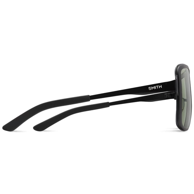 Smith Smith Women's Square Matte Black ChromaPop Polarized Green Aveline - 3