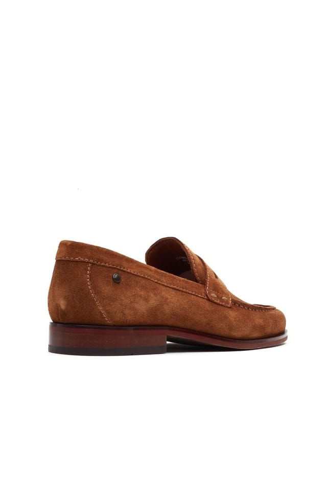 Base London Base London Men's Slate Penny Loafer in Camel - 2
