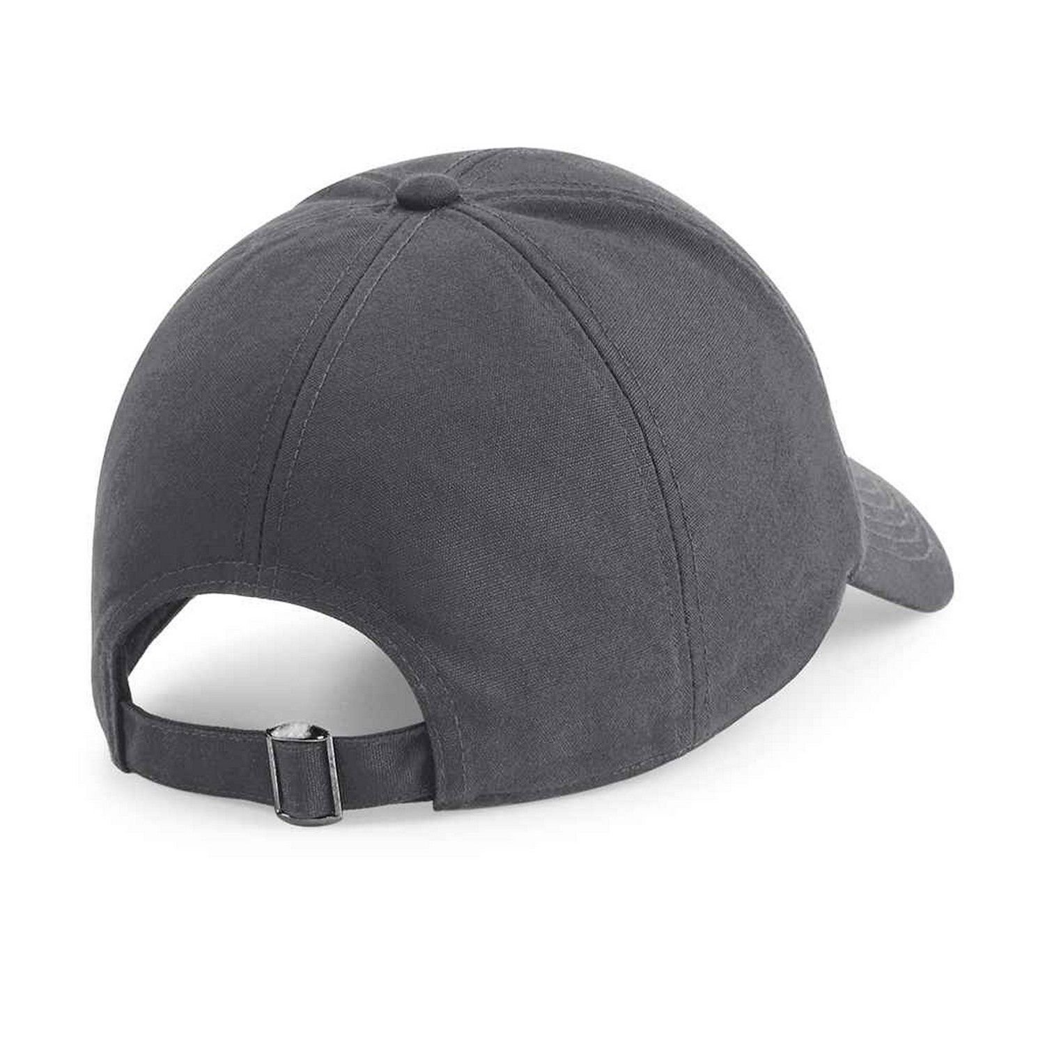 Beechfield Beechfield Men's 6 Panel Cap in Mid Grey - 2