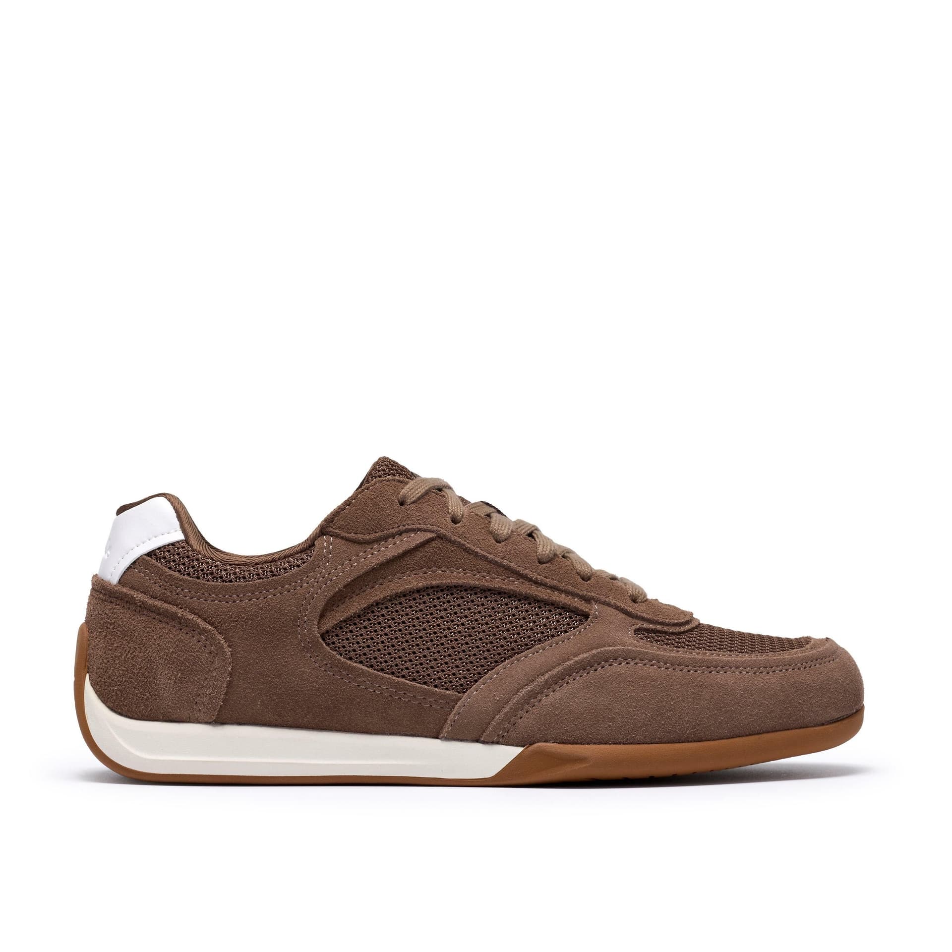 Clarks Clarks Men's Upton Lace Olive Suede Trainers, Lace Up in Brown