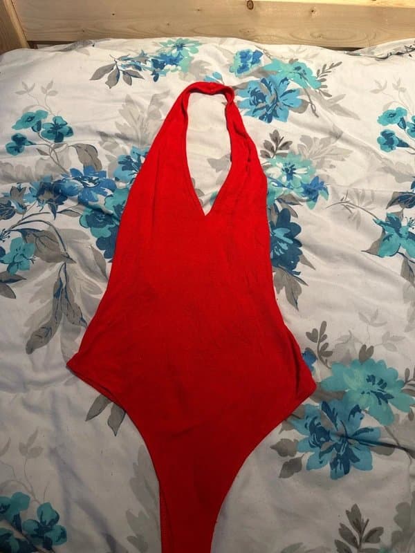 ASOS Design Red bodysuit