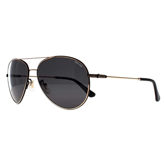 Police Police Men's Aviator Black Rose Gold Grey Green SPLL11 Octane 8 - 2