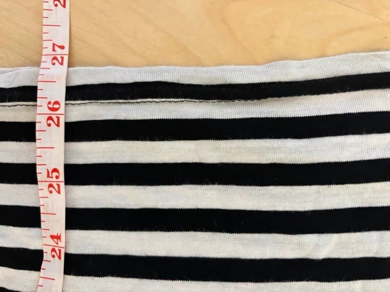 Topshop Vintage y2k stripe topshop longer line  top size 16