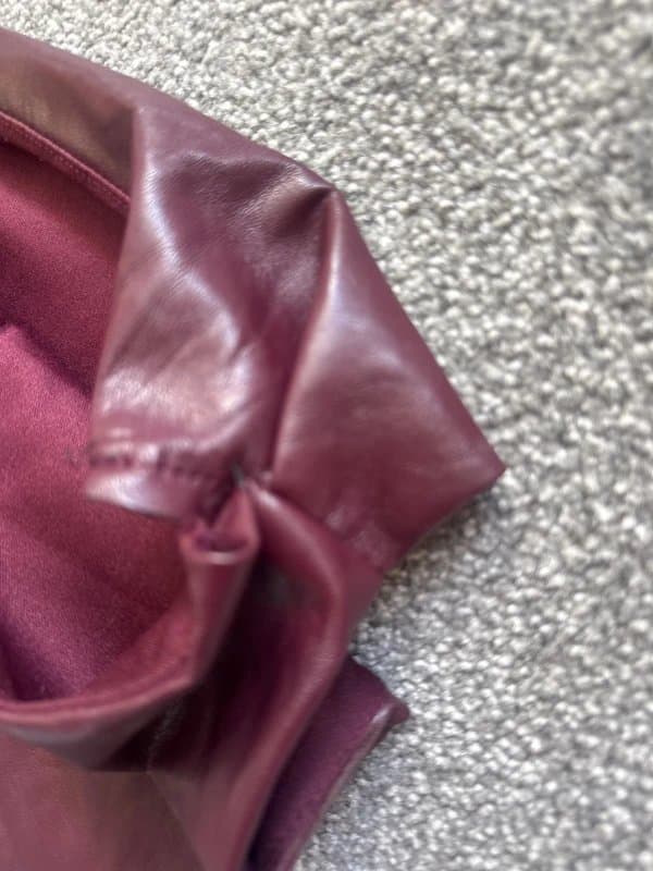 Bershka cute leather top going out